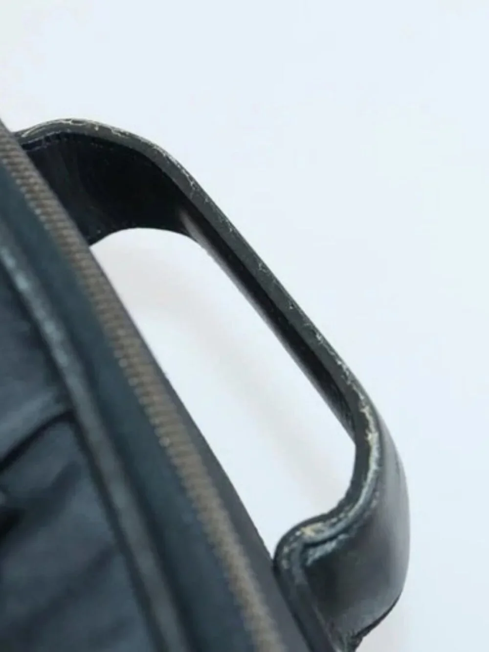 CHANEL New Travel Line Suitcase Nylon Black CC Auth bs31796